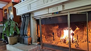 Columnas de mármol para chimenea