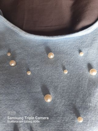 maglioncino primaverile celeste