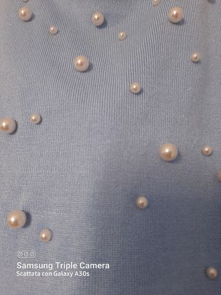 maglioncino primaverile celeste