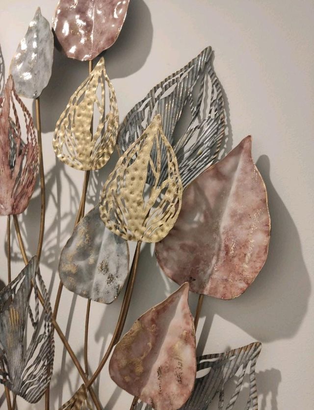 Adorno Decoración Maison du Mundo latón pared