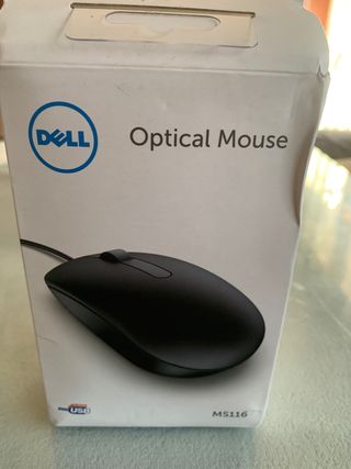 Dell MS116 - Ratón USB óptico Negro nuevo