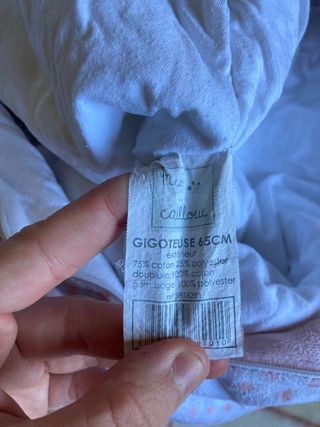 Saco dormir bebé talla 0-6 meses