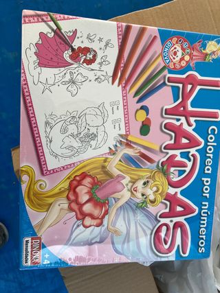 Colorea con hadas juguete para niños