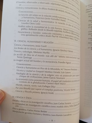 Ciencia y Hombre. I. Murillo (Ed)