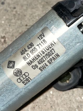 Motor limpiaparabrisas Audi A3 8l 2001