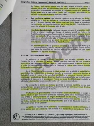 Temario oposición Geografía e Historia