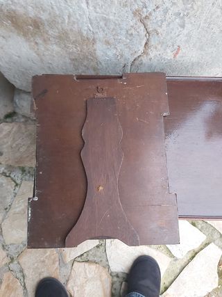 marco plateado.Muy antiguo.Portaretratos.