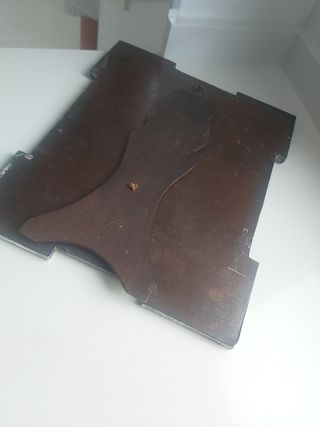 marco plateado.Muy antiguo.Portaretratos.