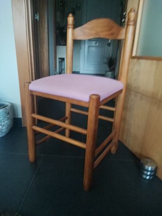 silla de madera
