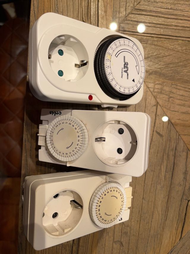 Enchufes programable de Temporizador mecánico