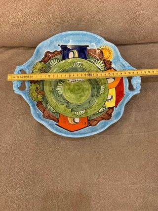 Piatto in ceramica di Nino Parrucca