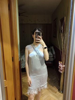 vestido fiesta Mango nuevo