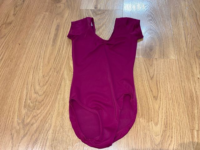 Maillot niña danza ballet fucsia Maty talla 6