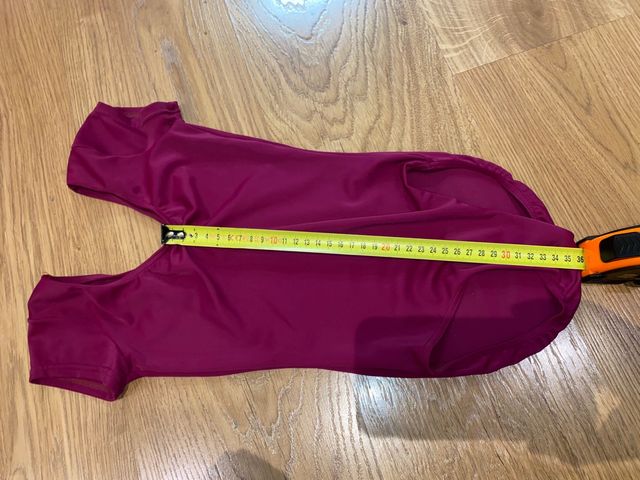 Maillot niña danza ballet fucsia Maty talla 6