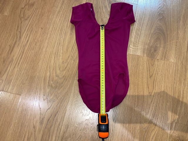 Maillot niña danza ballet fucsia Maty talla 6