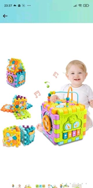 cubo de actividades bebé 6 en 1