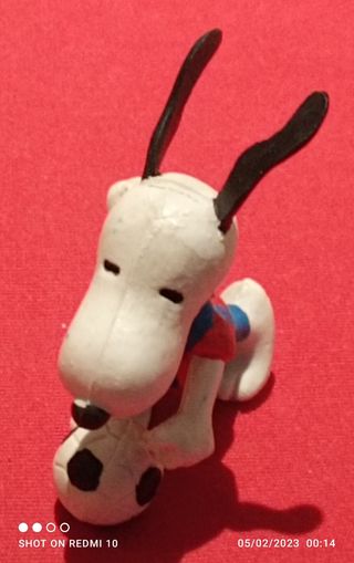 6 Figuras SNOOPY de PVC años 80.