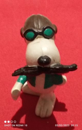 6 Figuras SNOOPY de PVC años 80.