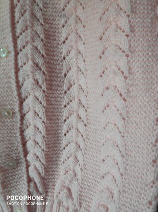 REBAJADA. REBECA NUEVA  de LANA TEJIDA A MANO