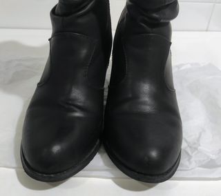Botines tacón negros talla 39