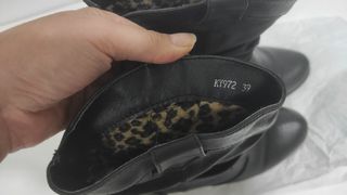 Botines tacón negros talla 39