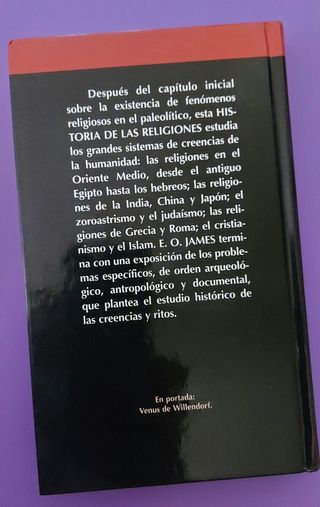 Historia de las Religiones . E. O. James