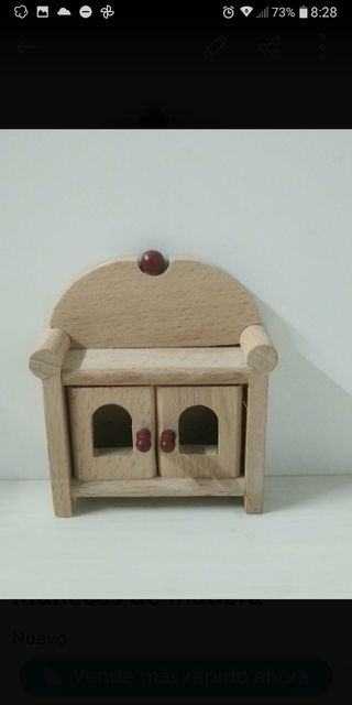 Muebles miniatura casa de muñecas 
