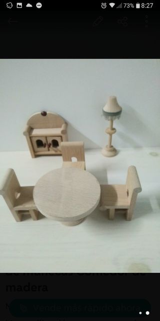 Muebles miniatura casa de muñecas 