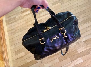 Bolso negro de piel - BIMBA Y LOLA