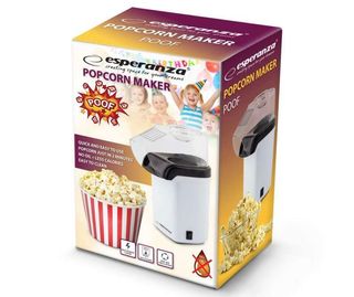 Palomitera Esperanza EKP005W 0,27 L Blanco 1200 W