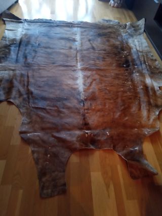 alfombra auténtica de piel de vaca