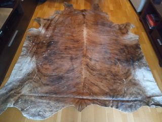 alfombra auténtica de piel de vaca