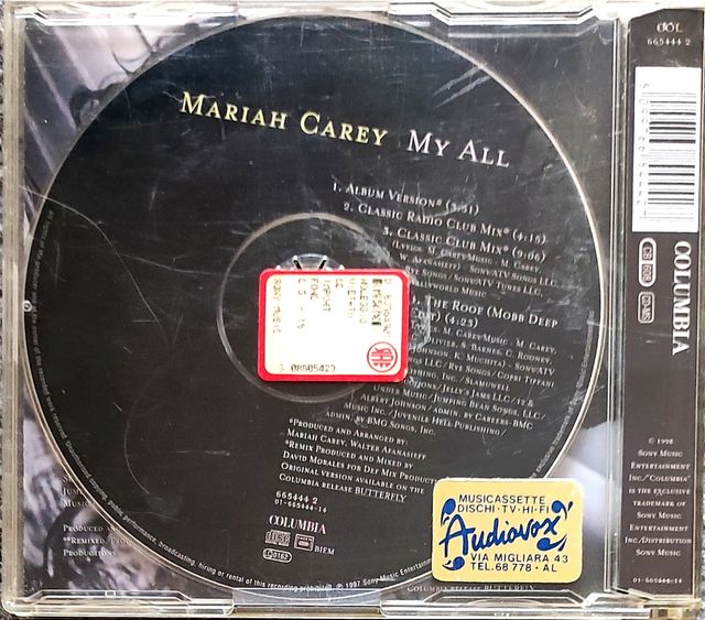 MARIAH CAREY "MY ALL"