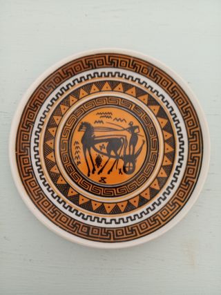 Juego de 6 tazas y platos de porcelana