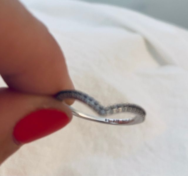 Pandora anillo de plata de ley- impecable-