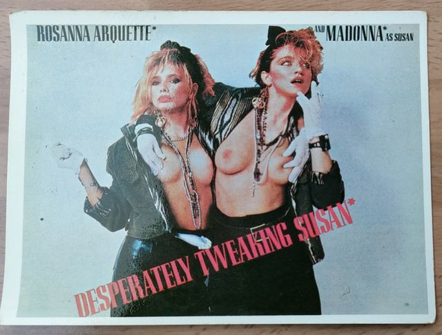 Lote 5 postales MADONNA años 80