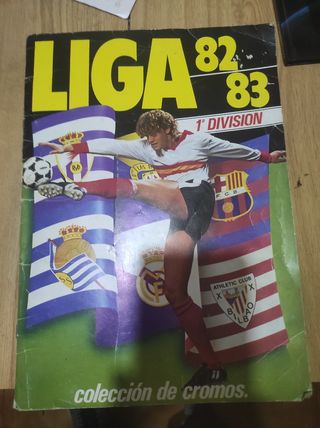 Album cromos Liga 82-83