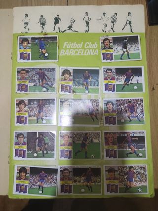 Album cromos Liga 82-83