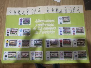 Album cromos Liga 82-83