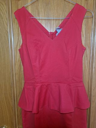 vestido rojo de fiesta