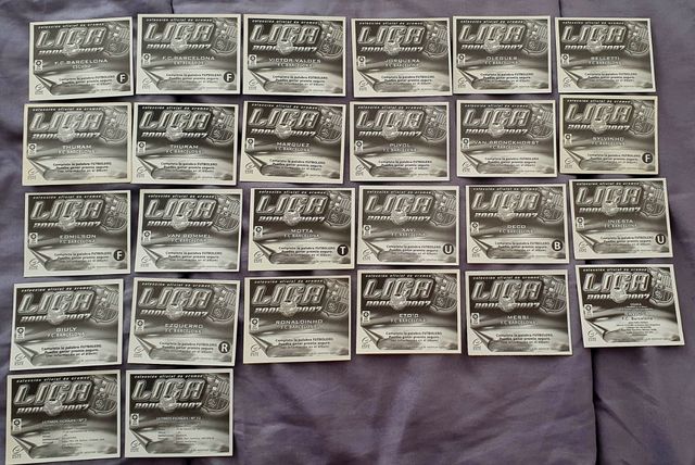 Lote Completo Liga Este 2006-07 F.C. Barcelona