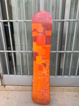 Tabla snow, fijaciones y funda