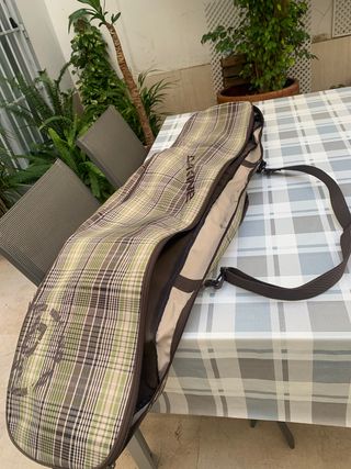 Tabla snow, fijaciones y funda