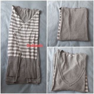 Suéter gris BERSHKA