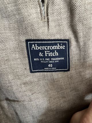 Chaqueta lino beige talla 50