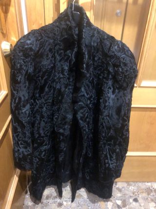 Abrigo vintage de karakul