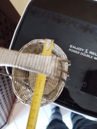 Paniere intrecciato in silver