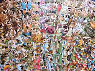 25 láminas Cromos Troquelados Palma Picar ANIMALES