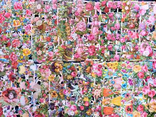 25 láminas Cromos Troquelados Palma Picar · FLORES