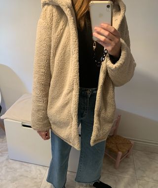 Abrigo oversize reversible